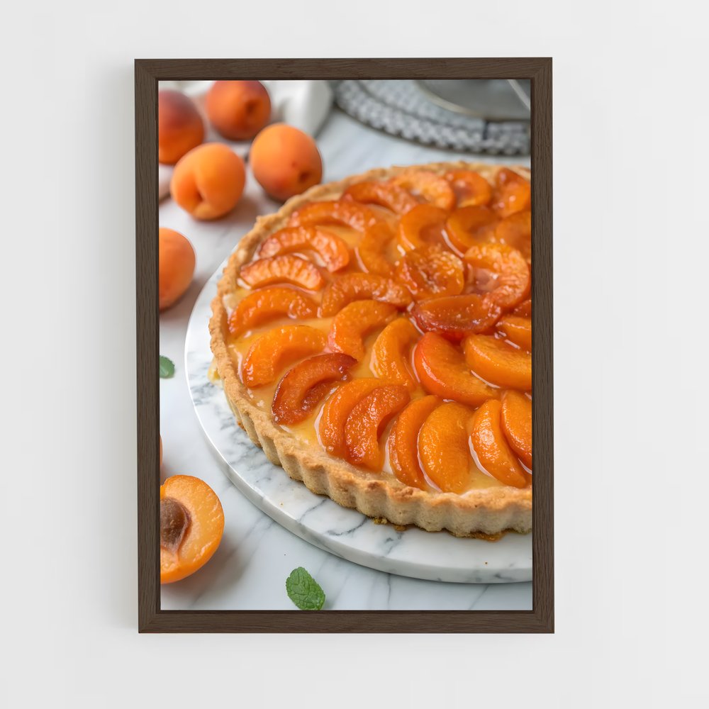 ap-apricot-7 cadre Bois foncé