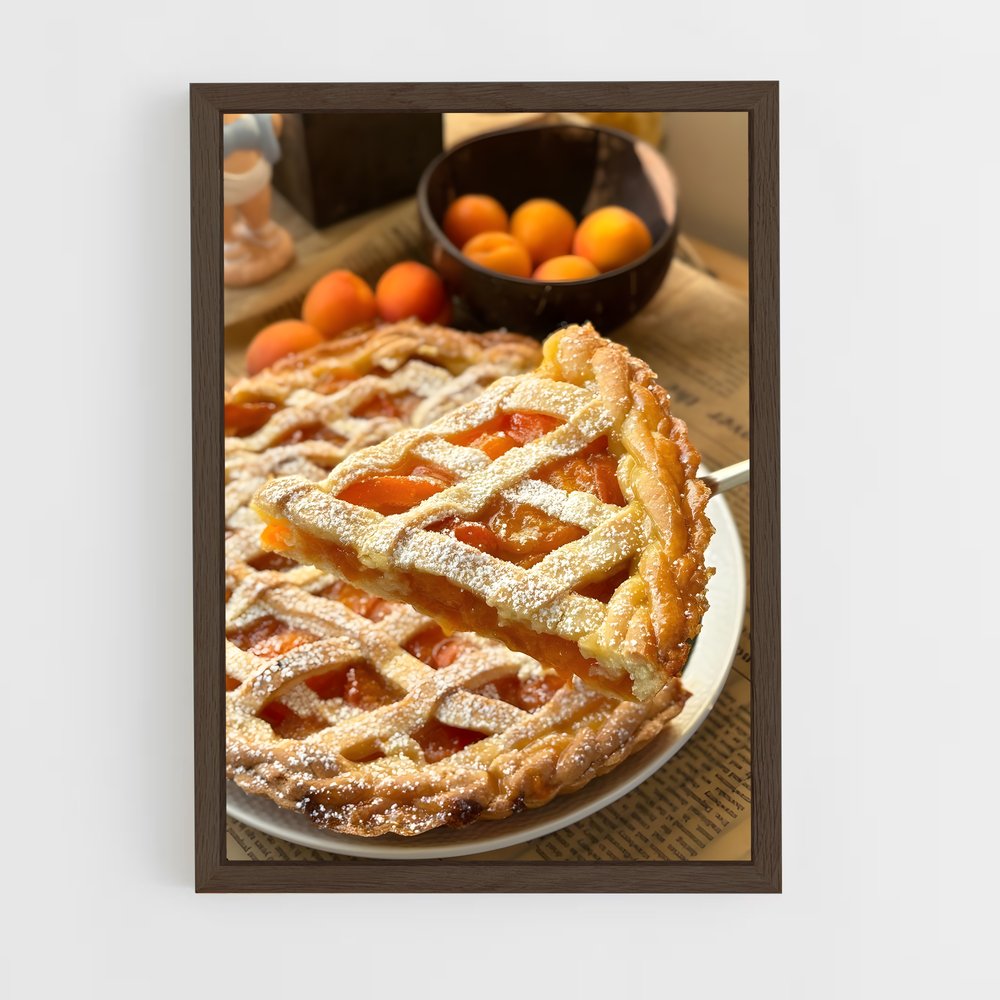 ap-apricot-8 cadre Bois foncé