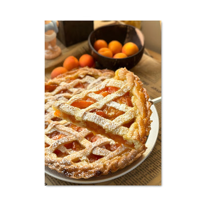 Poster Tarte aux Abricots