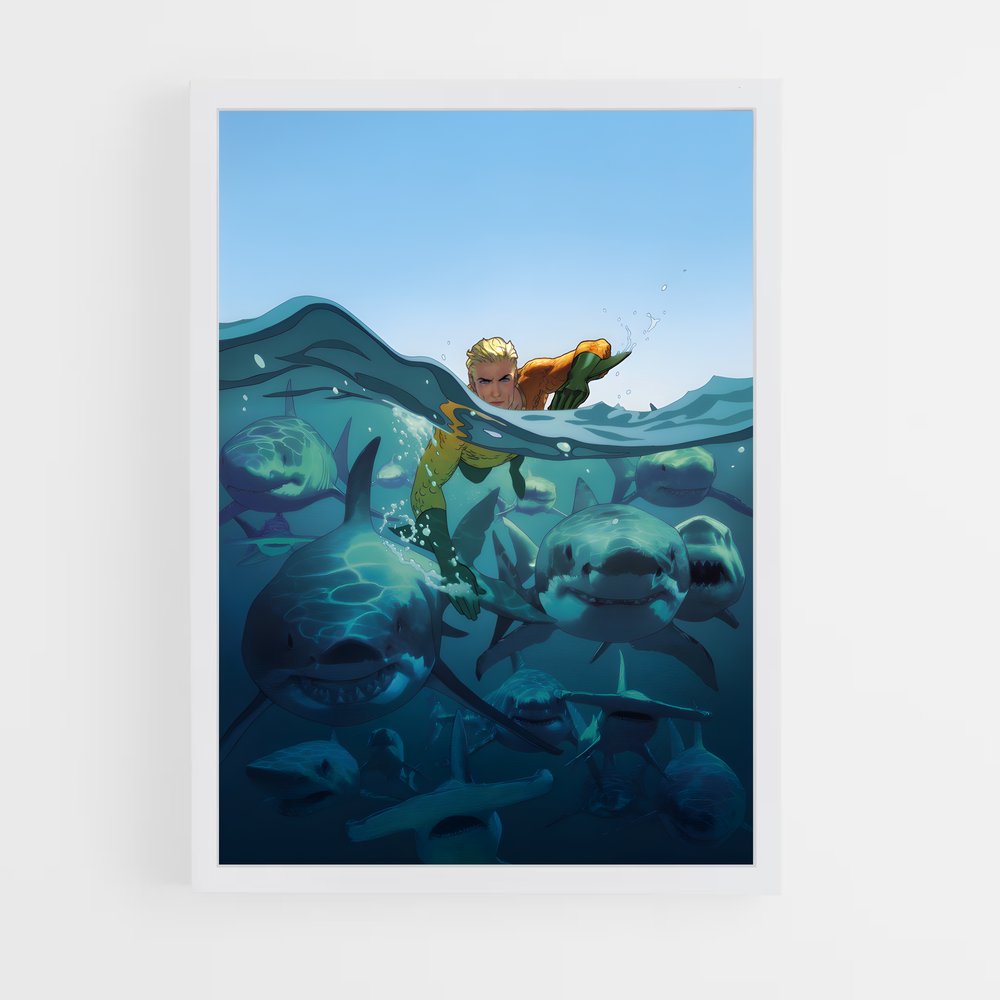 ap-aquaman-15 cadre Blanc
