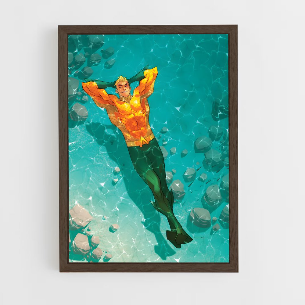 ap-aquaman-5 cadre Bois foncé