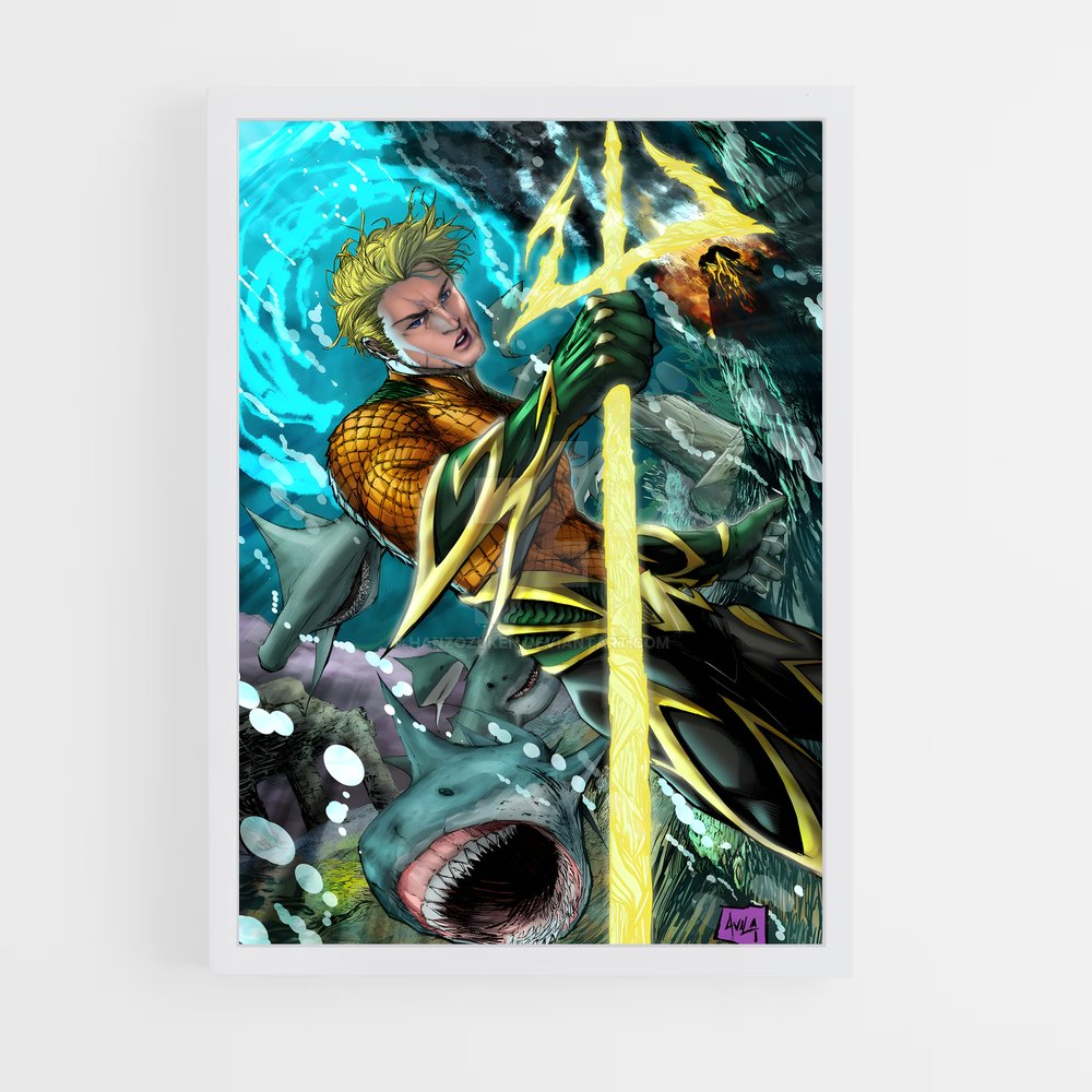 ap-aquaman-8 cadre Blanc