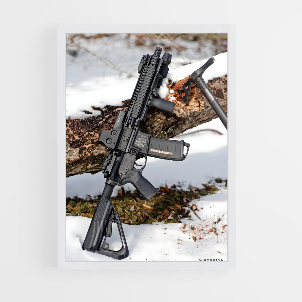 ap-ar 15-4 cadre Blanc
