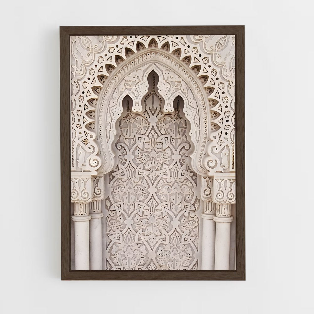 ap-arabesque-2 cadre Bois foncé