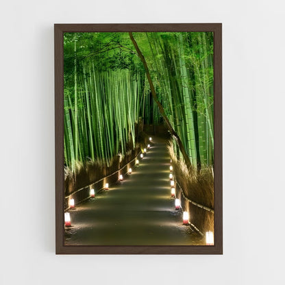 ap-arashiyama bamboo grove-3 cadre Bois foncé
