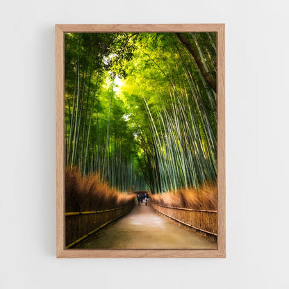 ap-arashiyama bamboo grove-4 cadre Bois clair