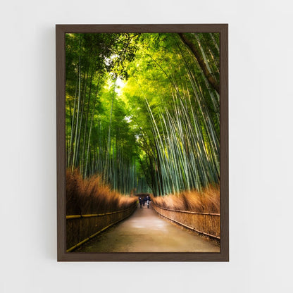 ap-arashiyama bamboo grove-4 cadre Bois foncé