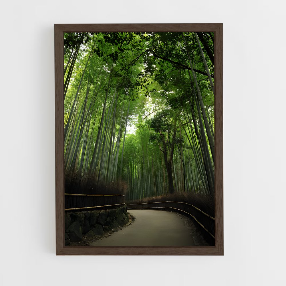 ap-arashiyama bamboo grove-5 cadre Bois foncé