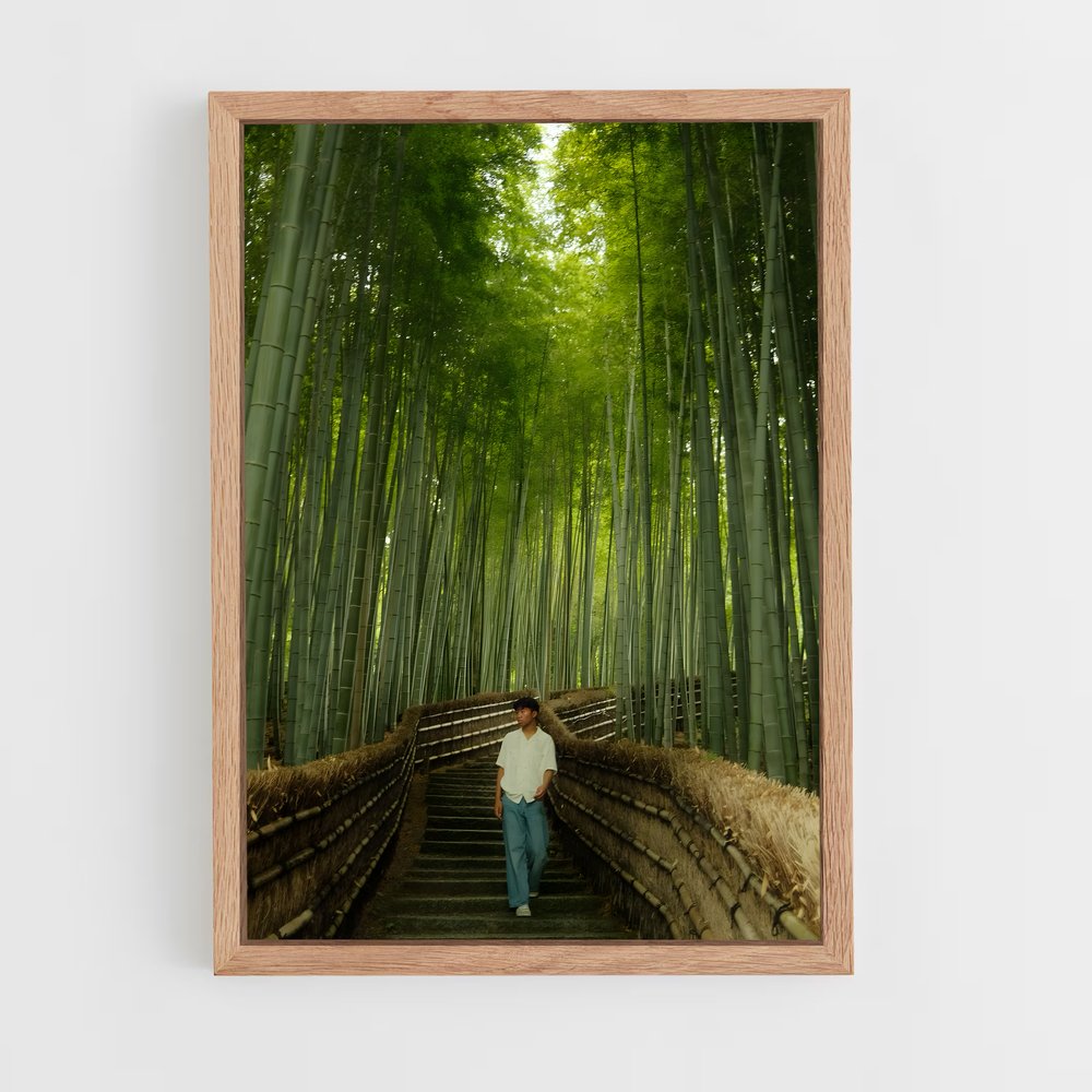 ap-arashiyama bamboo grove-7 cadre Bois clair