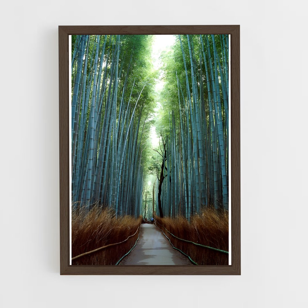 ap-arashiyama bamboo grove-9 cadre Bois foncé
