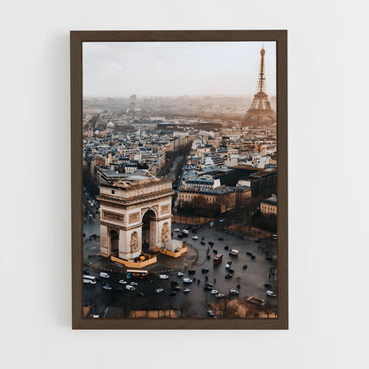 ap-arc de triomphe-1 cadre Bois foncé