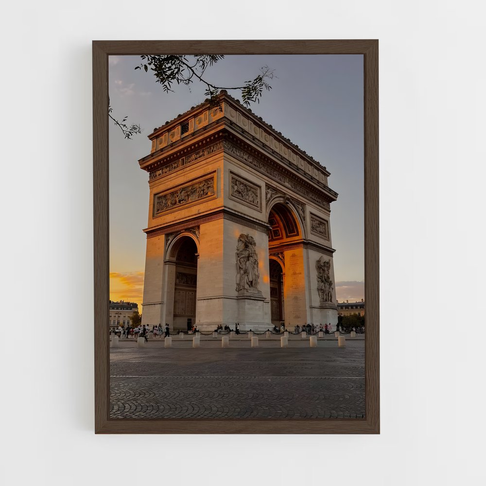 ap-arc de triomphe-2 cadre Bois foncé