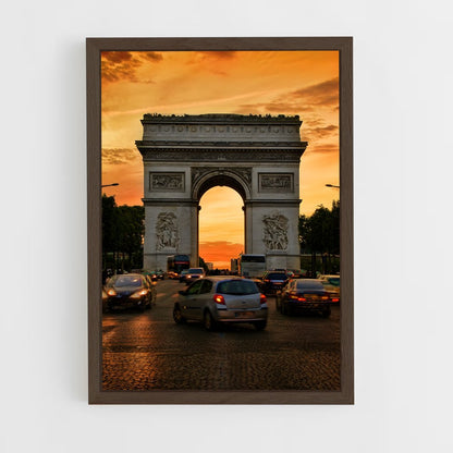 ap-arc de triomphe-3 cadre Bois foncé