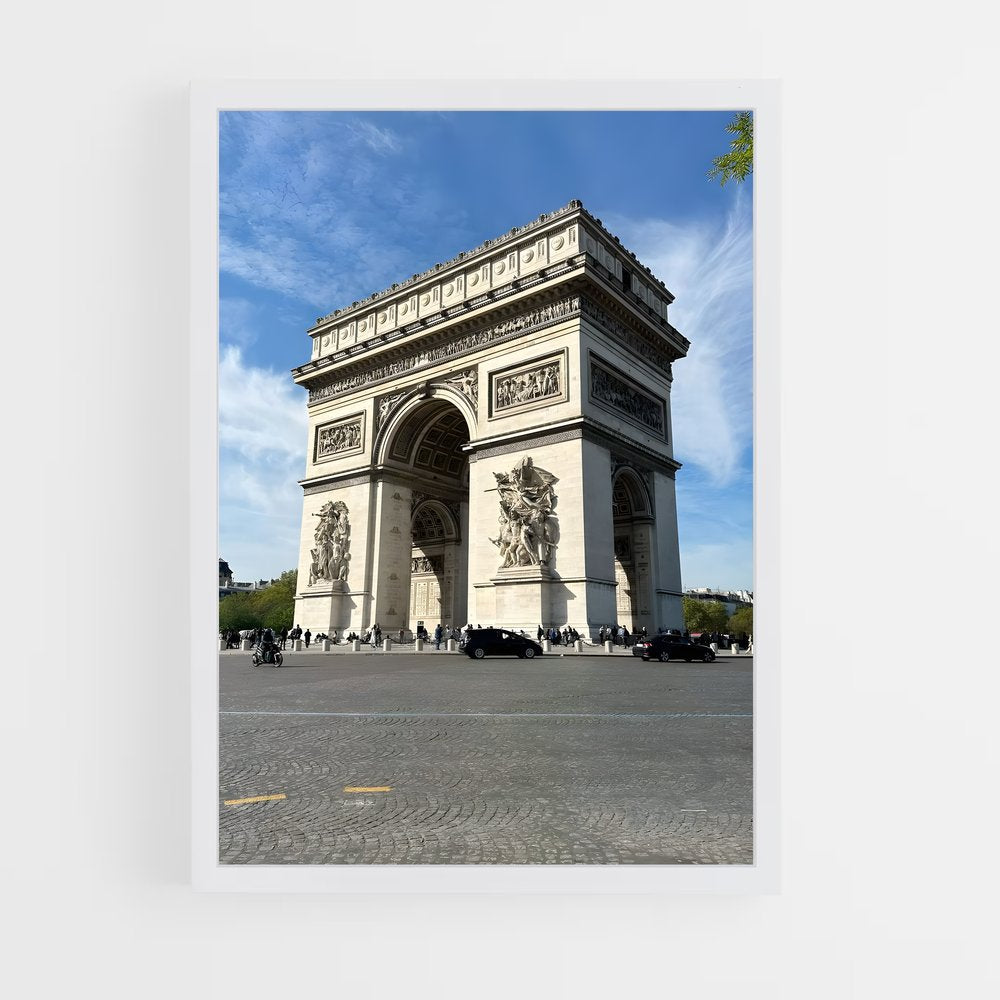 ap-arc de triomphe-8 cadre Blanc