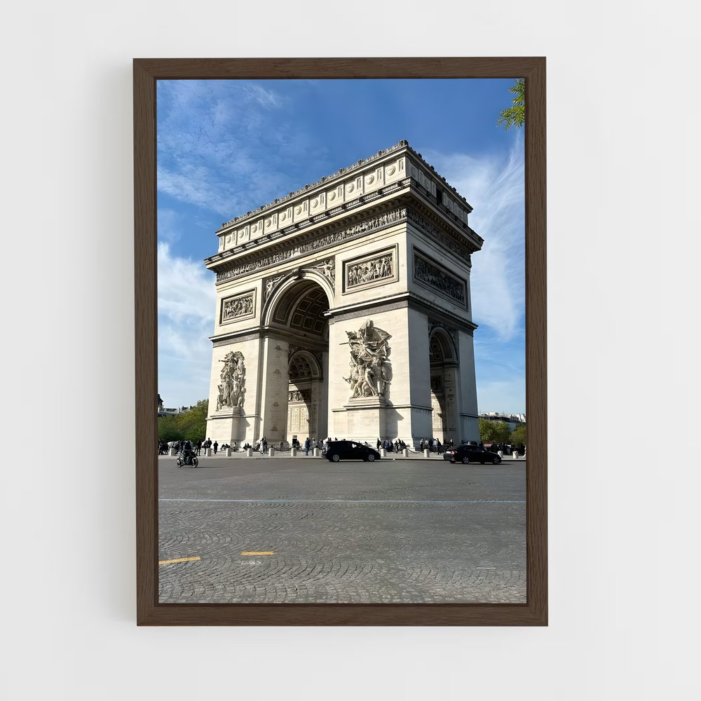 ap-arc de triomphe-8 cadre Bois foncé