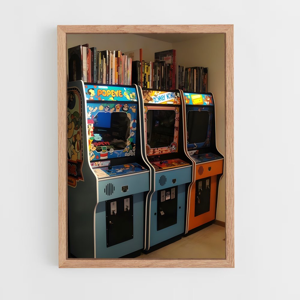 ap-arcade machines-1 cadre Bois clair