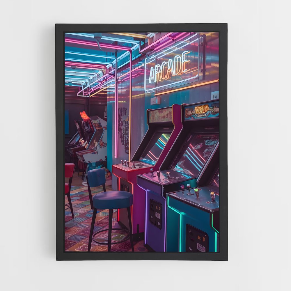 ap-arcade machines-2 cadre Noir