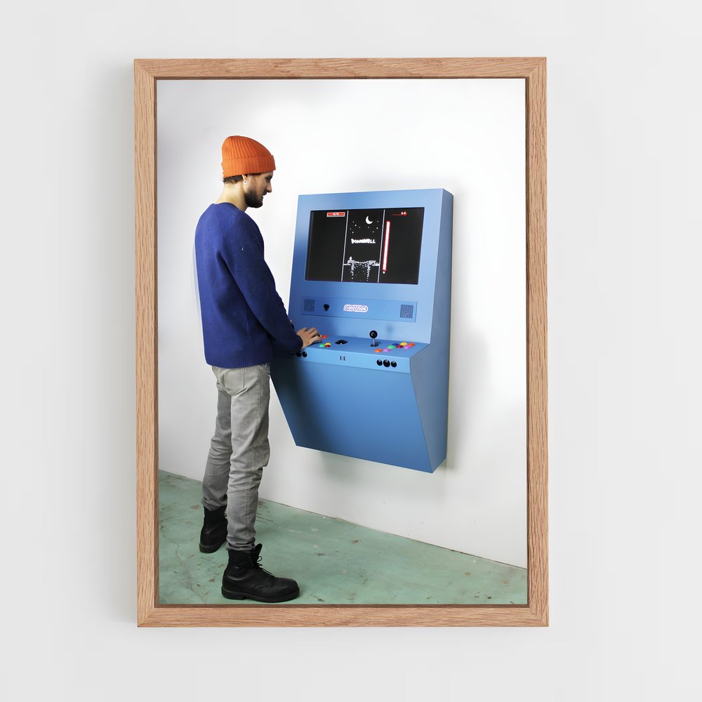 ap-arcade machines-3 cadre Bois clair