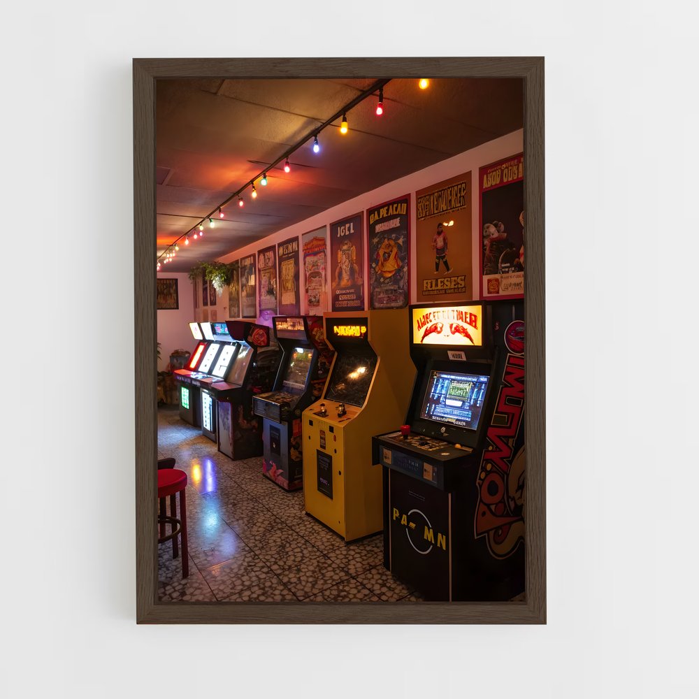 ap-arcade machines-5 cadre Bois foncé