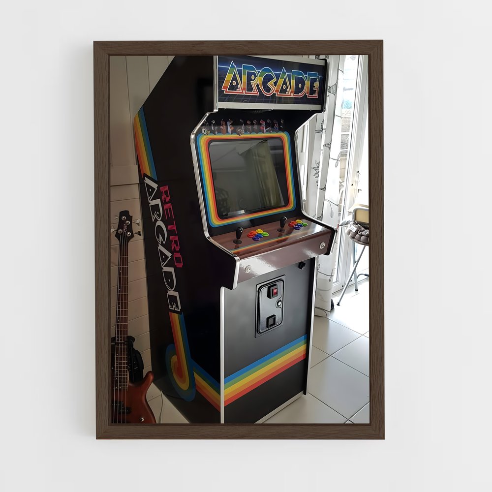 ap-arcade machines-6 cadre Bois foncé