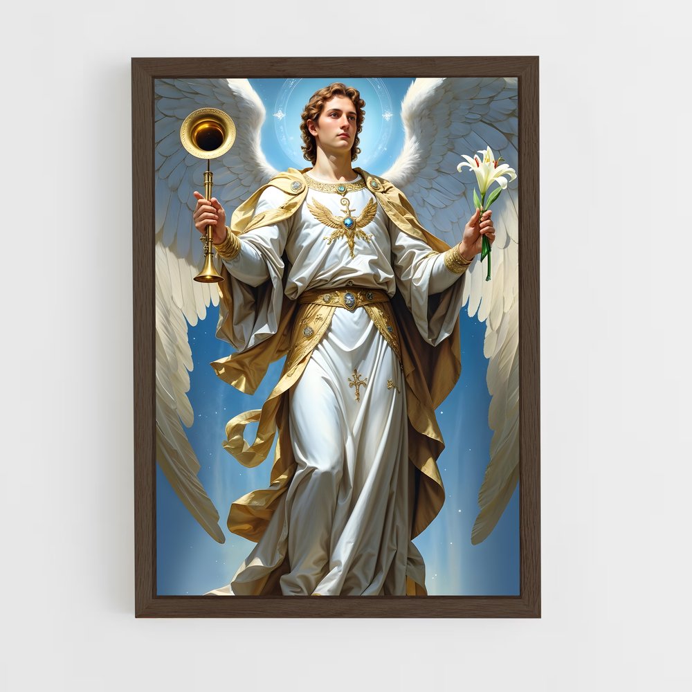 ap-archangel gabriel-1 cadre Bois foncé
