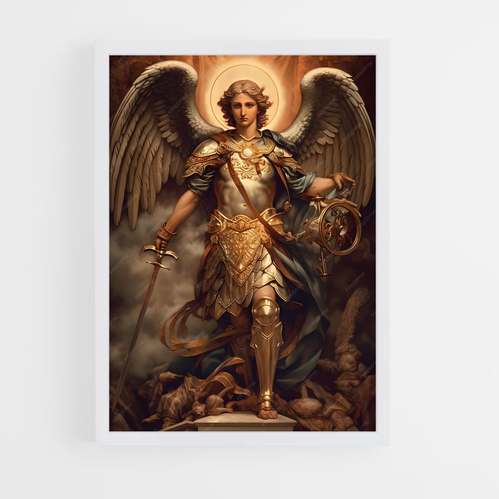 ap-archangel michael-2 cadre Blanc
