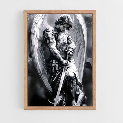 ap-archangel michael-4 cadre Bois clair