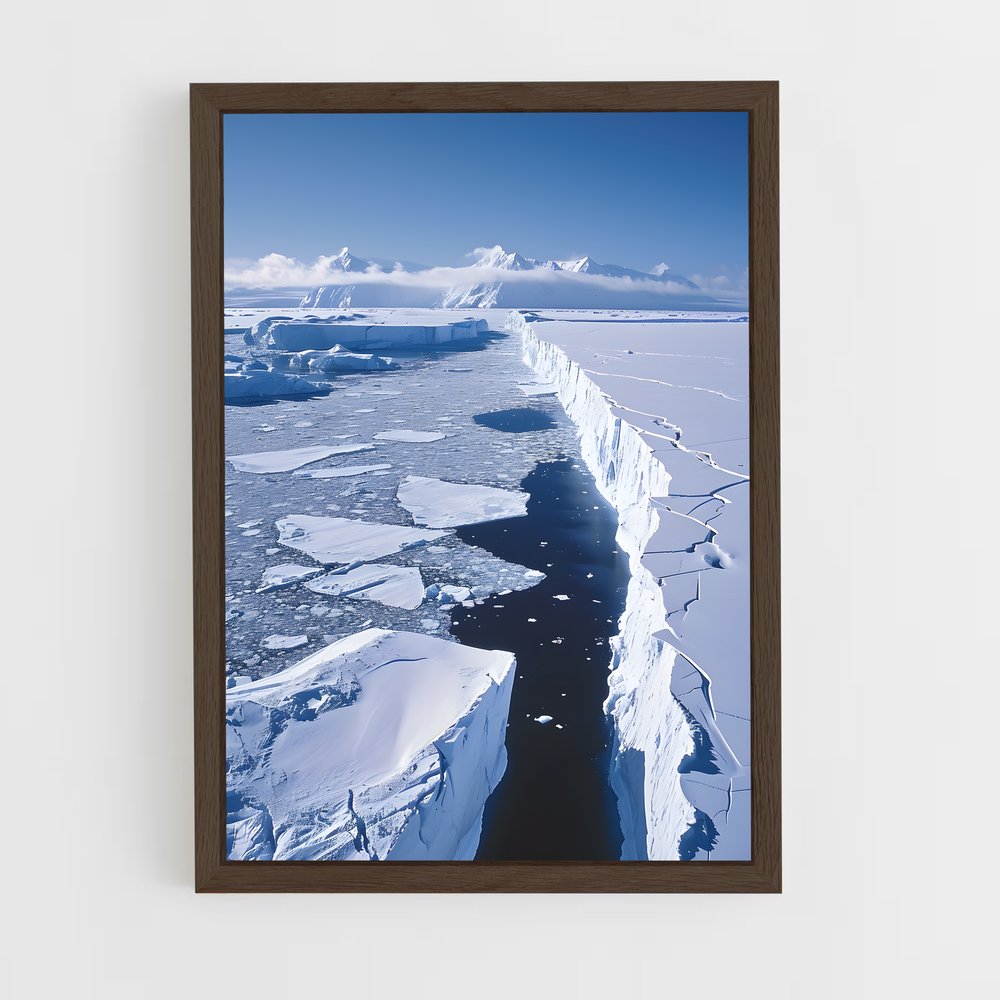 ap-arctic ice-10 cadre Bois foncé