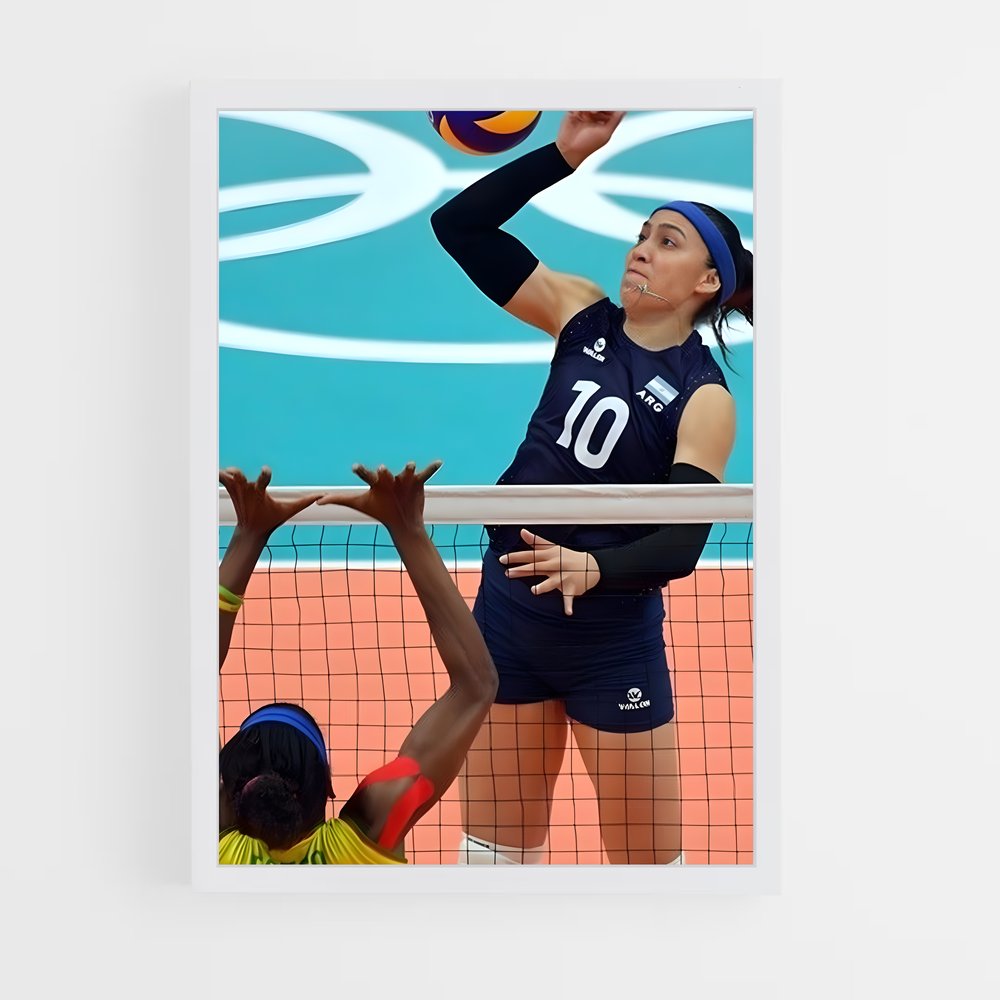 ap-argentina national volleyball team-5 cadre Blanc