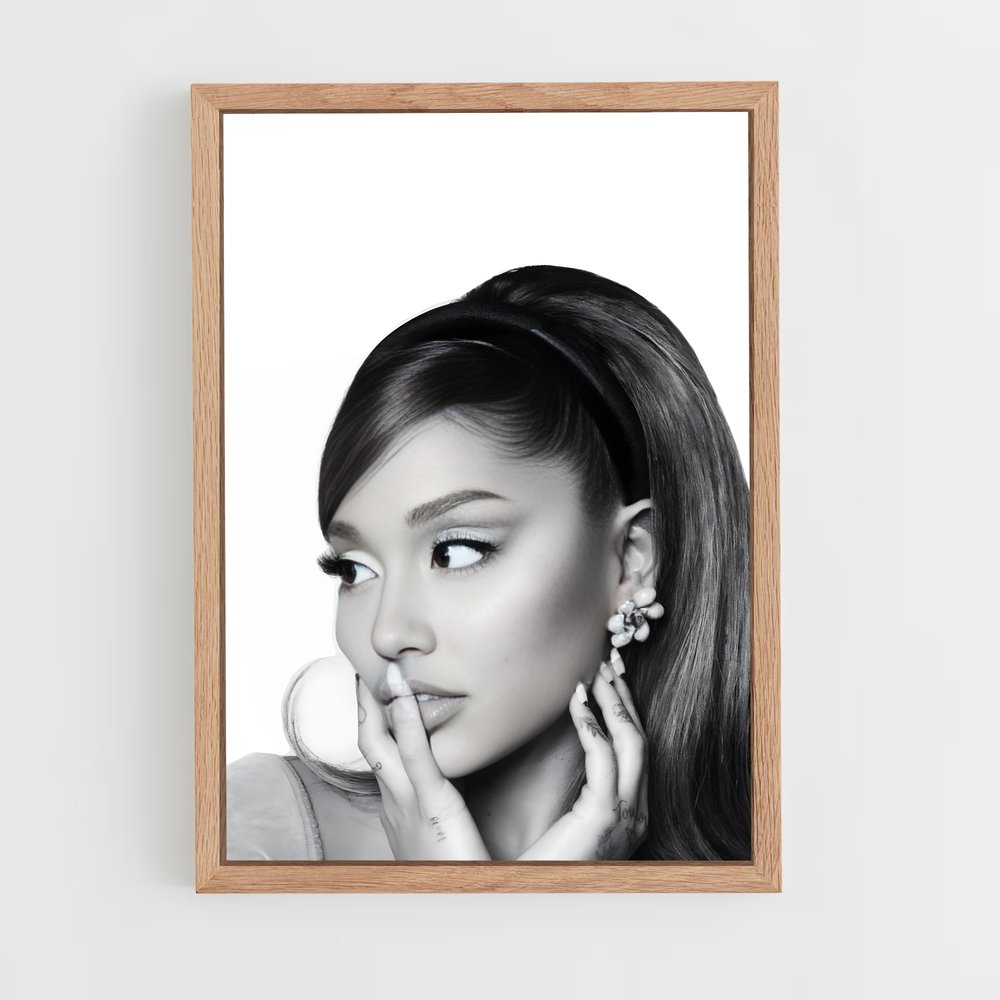 ap-ariana grande-3 cadre Bois clair