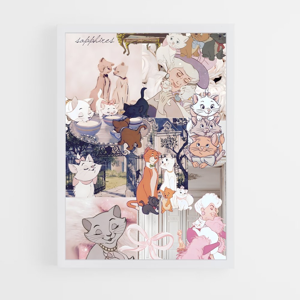 ap-aristocats-1 cadre Blanc