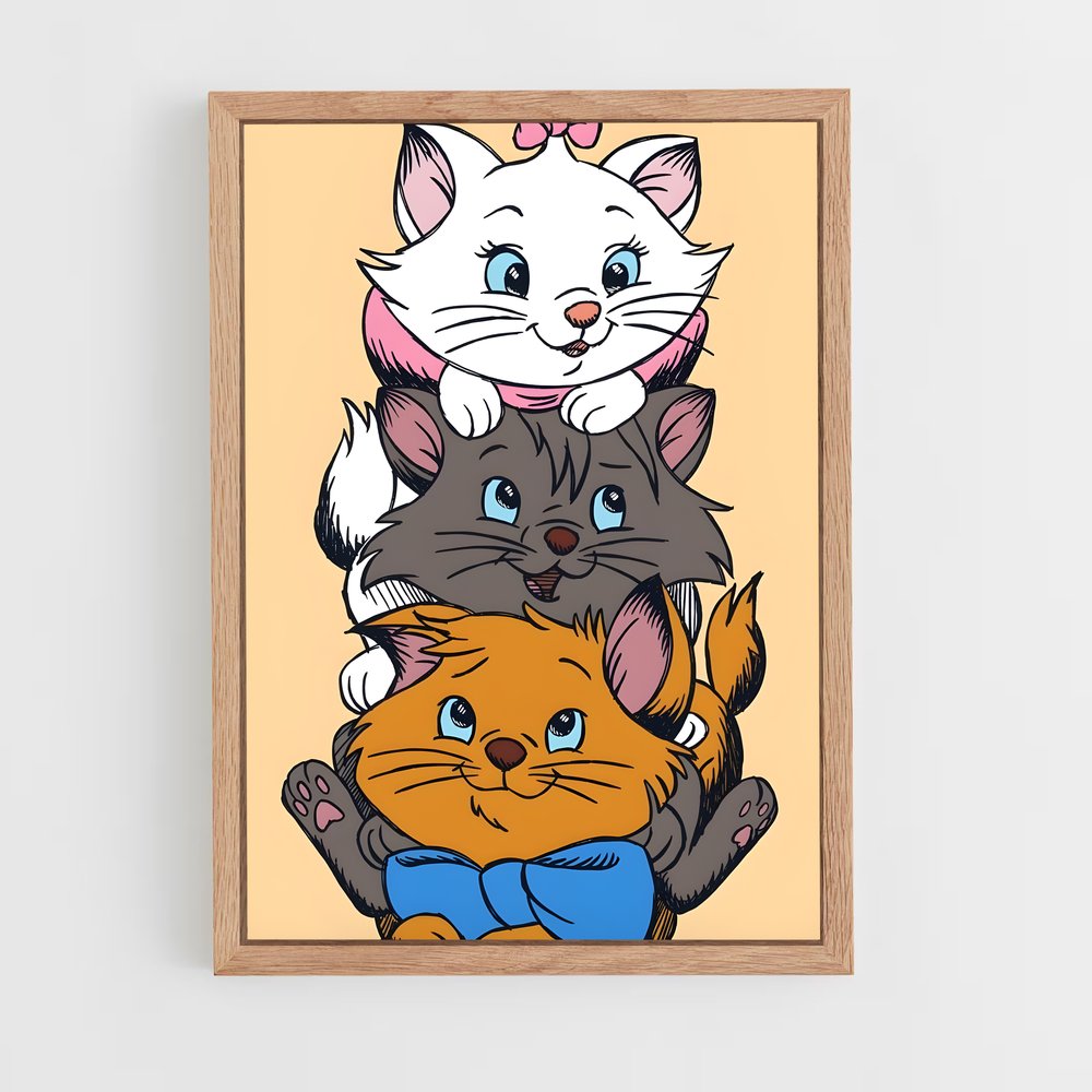ap-aristocats-2 cadre Bois clair