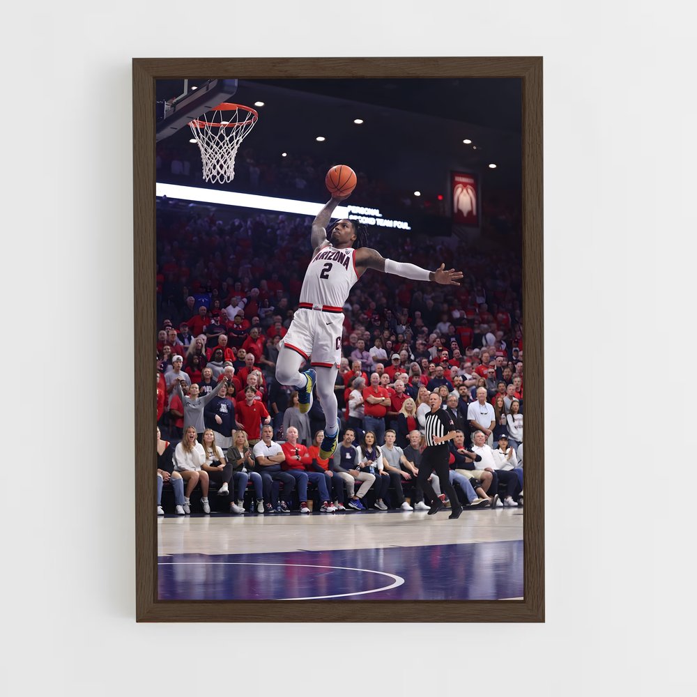 ap-arizona wildcats-1 cadre Bois foncé