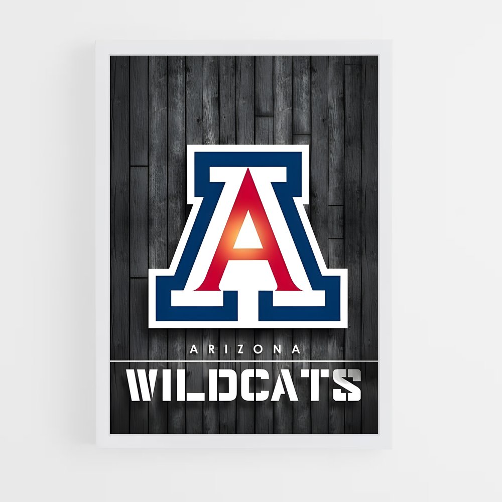 ap-arizona wildcats-2 cadre Blanc