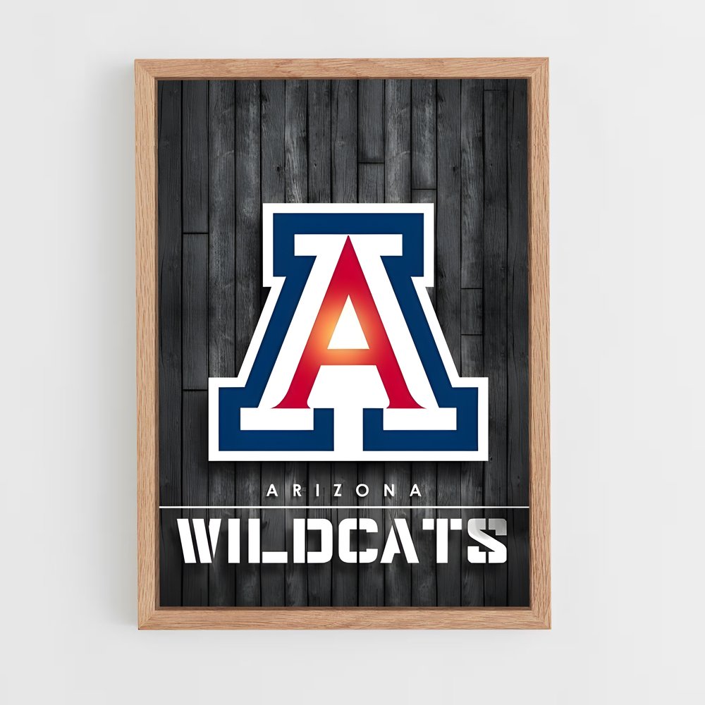 ap-arizona wildcats-2 cadre Bois clair