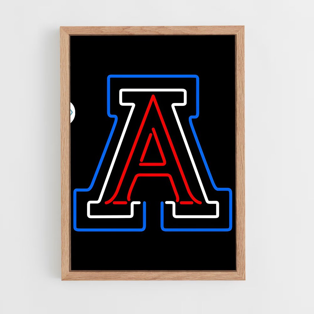 ap-arizona wildcats-4 cadre Bois clair