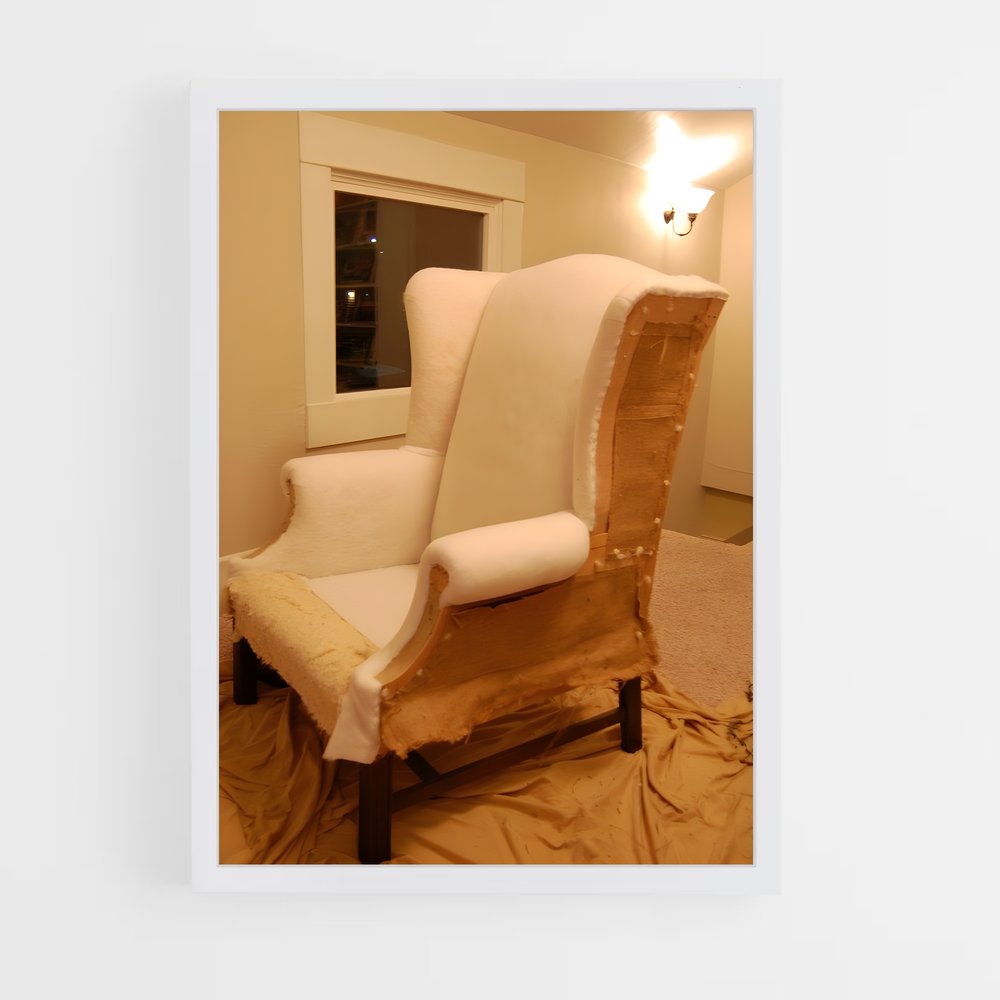 ap-armchair-7 cadre Blanc