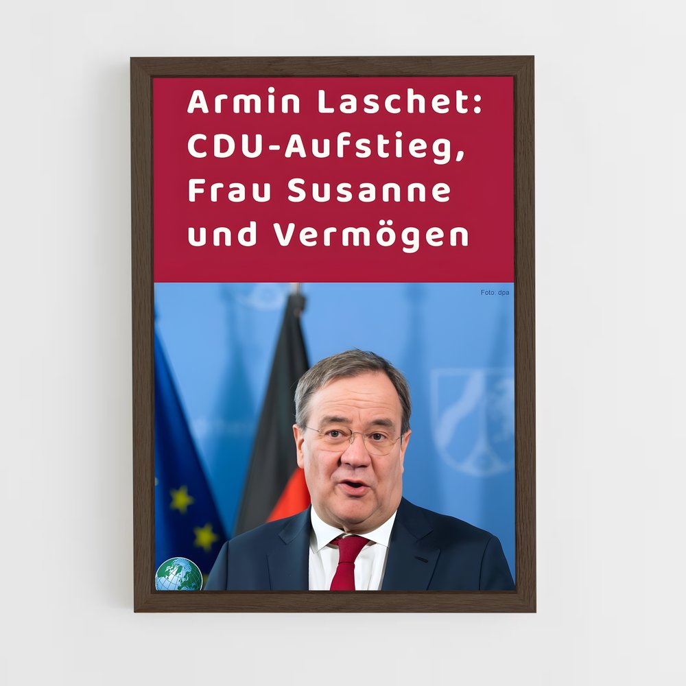 ap-armin laschet-1 cadre Bois foncé