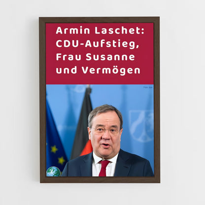ap-armin laschet-1 cadre Bois foncé