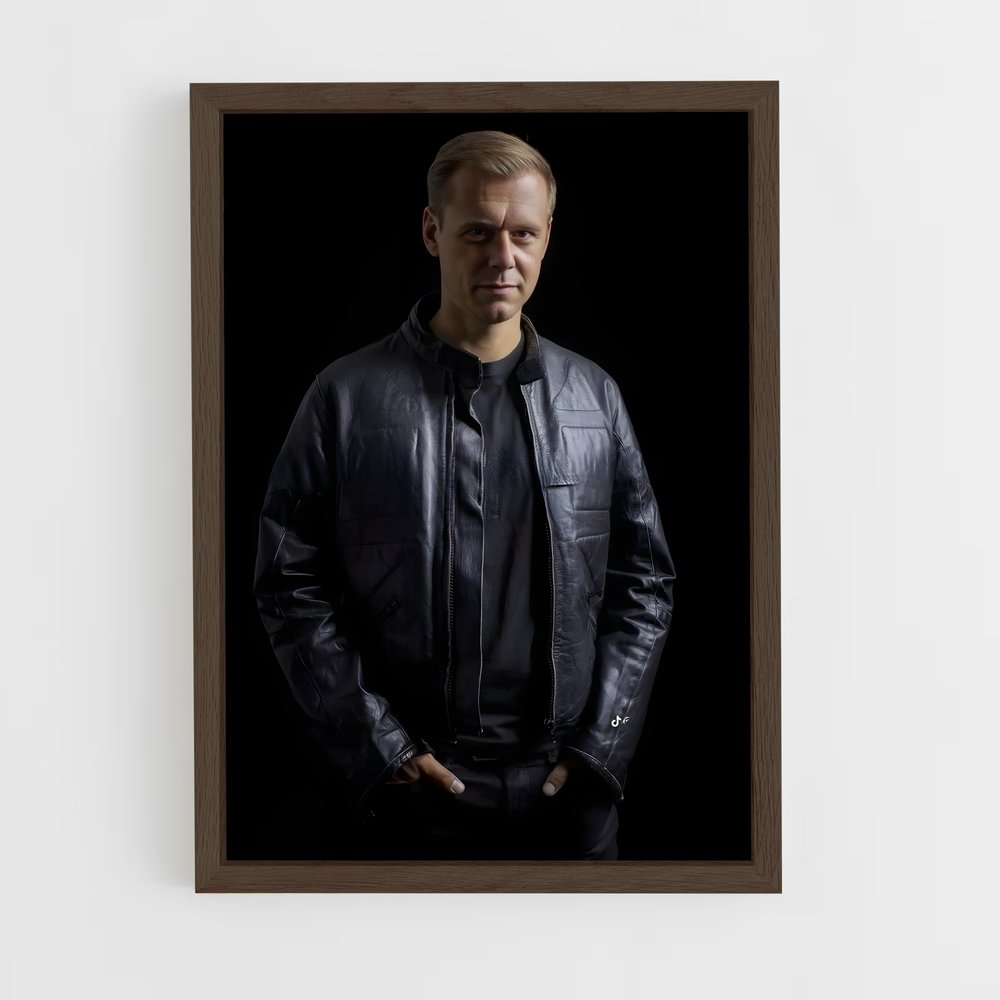 ap-armin van buuren-11 cadre Bois foncé