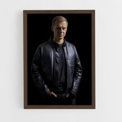 ap-armin van buuren-11 cadre Bois foncé