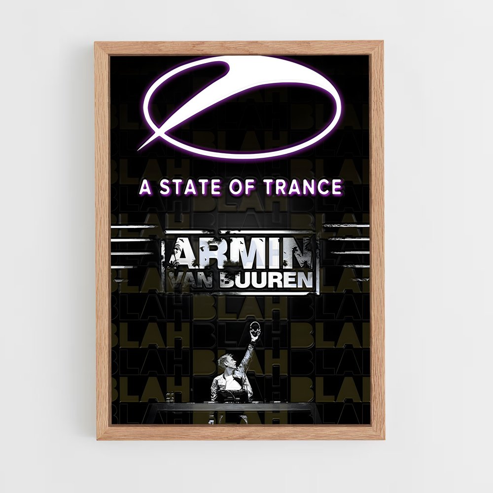 ap-armin van buuren-14 cadre Bois clair