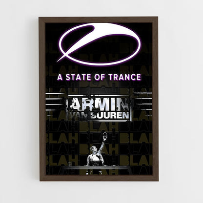 ap-armin van buuren-14 cadre Bois foncé