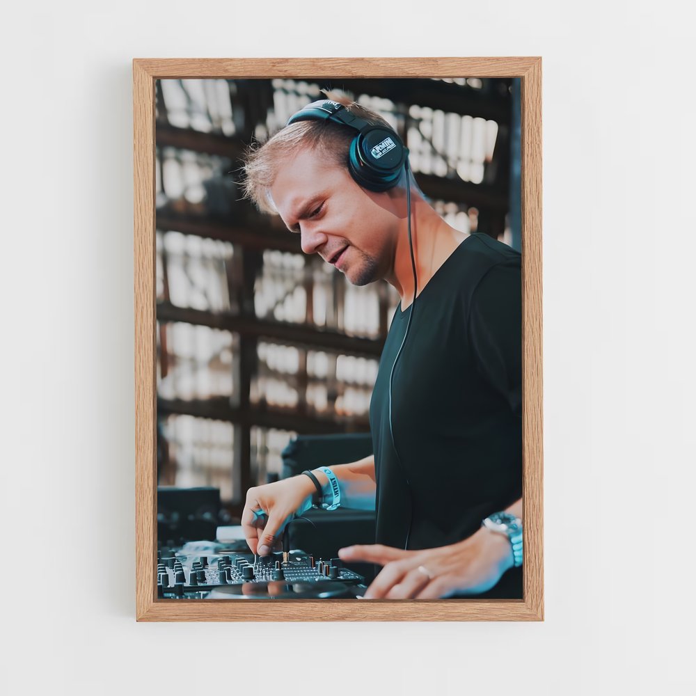 ap-armin van buuren-2 cadre Bois clair