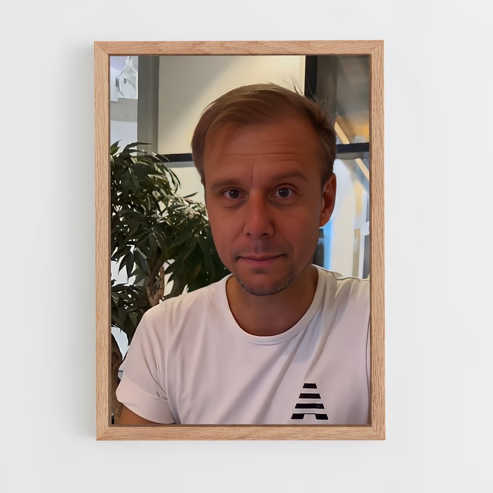ap-armin van buuren-7 cadre Bois clair