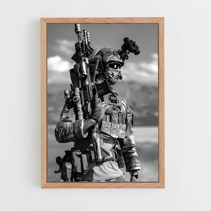 ap-army soldier-1 cadre Bois clair