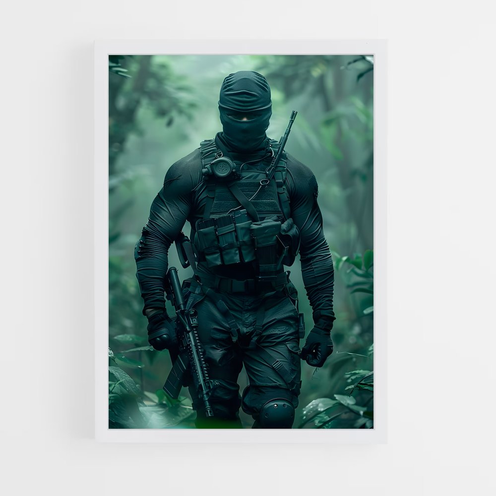 ap-army soldier-8 cadre Blanc