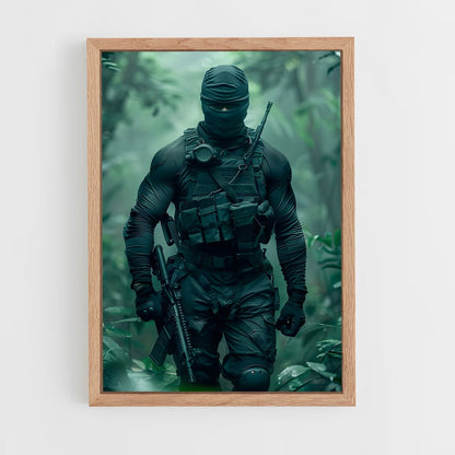 ap-army soldier-8 cadre Bois clair