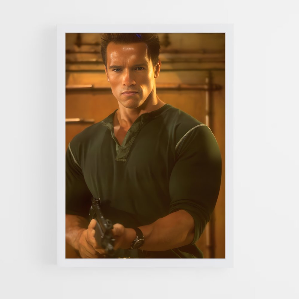 ap-arnold schwarzenegger-3 cadre Blanc