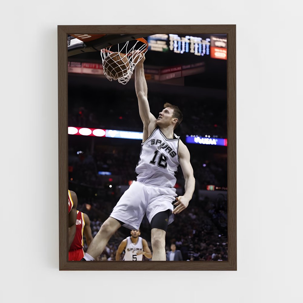 ap-aron baynes-3 cadre Bois foncé